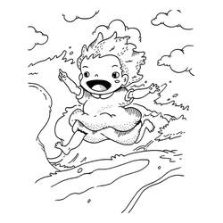 Coloring page: Ponyo (Animation Movies) #196837 - Free Printable Coloring Pages