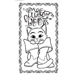 Coloring page: Puss in Boots (Animation Movies) #170625 - Free Printable Coloring Pages