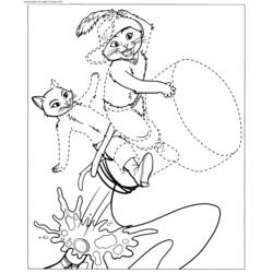 Coloring page: Puss in Boots (Animation Movies) #170647 - Free Printable Coloring Pages