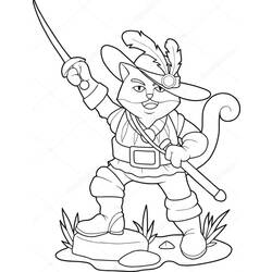 Coloring page: Puss in Boots (Animation Movies) #170677 - Free Printable Coloring Pages