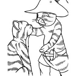 Coloring page: Puss in Boots (Animation Movies) #170680 - Free Printable Coloring Pages