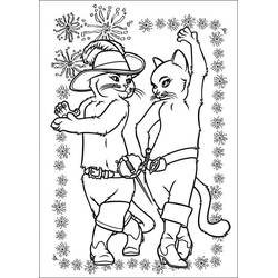 Puss in Boots (Animation Movies) coloring page #206800 to print and color