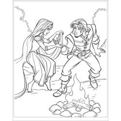 Coloring page: Raiponce (Animation Movies) #170056 - Printable Coloring Pages