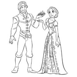 Coloring page: Raiponce (Animation Movies) #170065 - Printable Coloring Pages
