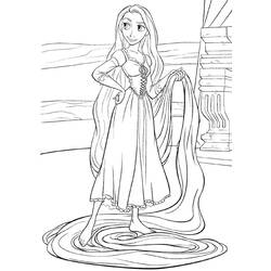 Coloring page: Raiponce (Animation Movies) #170077 - Printable Coloring Pages