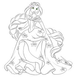 Coloring page: Raiponce (Animation Movies) #170080 - Printable Coloring Pages