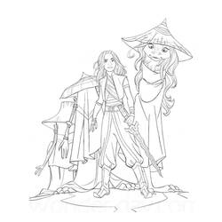 Coloring page: Raya and the Last Dragon (Animation Movies) #178940 - Free Printable Coloring Pages
