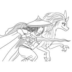 Coloring page: Raya and the Last Dragon (Animation Movies) #178953 - Free Printable Coloring Pages
