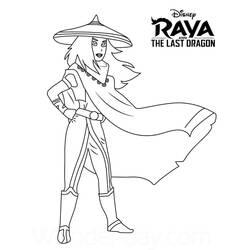 Coloring page: Raya and the Last Dragon (Animation Movies) #178965 - Free Printable Coloring Pages