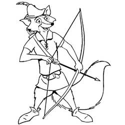 Coloring page: Robin Hood (Animation Movies) #133080 - Printable coloring pages