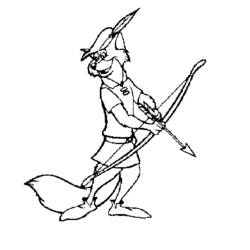 Coloring page: Robin Hood (Animation Movies) #133094 - Printable coloring pages