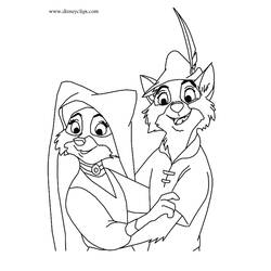 Coloring page: Robin Hood (Animation Movies) #133102 - Printable coloring pages