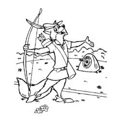 Coloring page: Robin Hood (Animation Movies) #133154 - Free Printable Coloring Pages