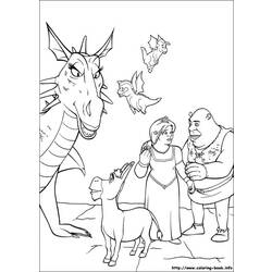 Coloring page: Shrek (Animation Movies) #115049 - Printable coloring pages