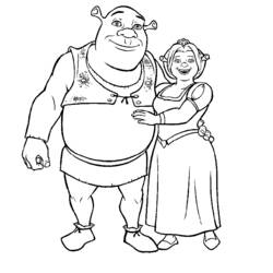 Coloring page: Shrek (Animation Movies) #115054 - Free Printable Coloring Pages