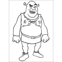 Coloring page: Shrek (Animation Movies) #115059 - Free Printable Coloring Pages