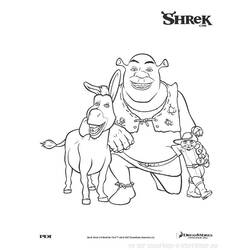 Coloring page: Shrek (Animation Movies) #115061 - Printable coloring pages