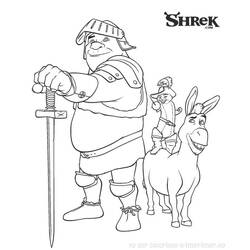 Coloring page: Shrek (Animation Movies) #115069 - Printable coloring pages
