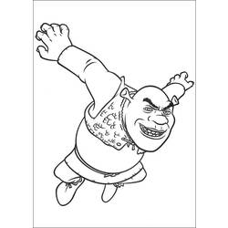 Coloring page: Shrek (Animation Movies) #115075 - Free Printable Coloring Pages