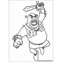 Coloring page: Shrek (Animation Movies) #115083 - Free Printable Coloring Pages