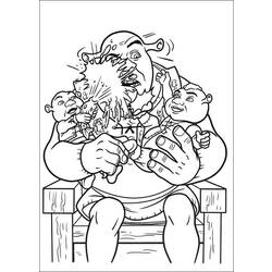 Coloring page: Shrek (Animation Movies) #115124 - Free Printable Coloring Pages