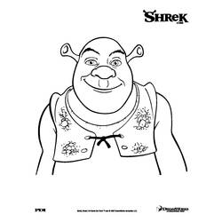 Coloring pages: Shrek - Printable Coloring Pages