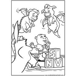 Coloring page: Shrek (Animation Movies) #115130 - Free Printable Coloring Pages