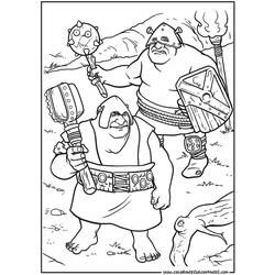 Coloring page: Shrek (Animation Movies) #115131 - Free Printable Coloring Pages