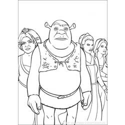 Coloring page: Shrek (Animation Movies) #115140 - Free Printable Coloring Pages