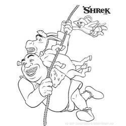 Coloring page: Shrek (Animation Movies) #115183 - Free Printable Coloring Pages