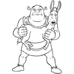 Coloring page: Shrek (Animation Movies) #115197 - Printable coloring pages