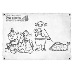 Coloring page: Shrek (Animation Movies) #115224 - Free Printable Coloring Pages