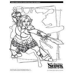 Coloring page: Shrek (Animation Movies) #115227 - Free Printable Coloring Pages