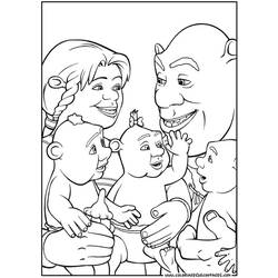 Coloring page: Shrek (Animation Movies) #115250 - Free Printable Coloring Pages