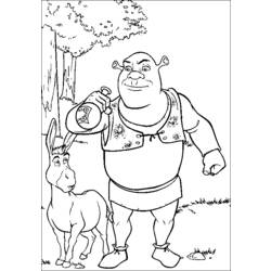 Coloring page: Shrek (Animation Movies) #115257 - Free Printable Coloring Pages