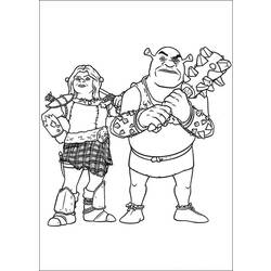 Coloring page: Shrek (Animation Movies) #115289 - Free Printable Coloring Pages