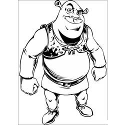 Coloring page: Shrek (Animation Movies) #115297 - Free Printable Coloring Pages