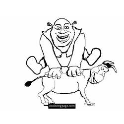 Coloring page: Shrek (Animation Movies) #115299 - Free Printable Coloring Pages