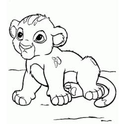 Coloring page: Simba (Animation Movies) #169991 - Free Printable Coloring Pages