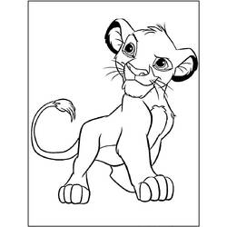 Coloring page: Simba (Animation Movies) #169992 - Free Printable Coloring Pages