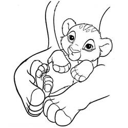 Coloring page: Simba (Animation Movies) #169996 - Free Printable Coloring Pages