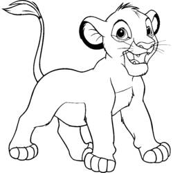 Coloring page: Simba (Animation Movies) #169999 - Free Printable Coloring Pages