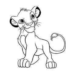 Coloring page: Simba (Animation Movies) #170000 - Free Printable Coloring Pages