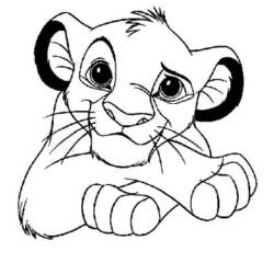 Coloring page: Simba (Animation Movies) #170006 - Free Printable Coloring Pages