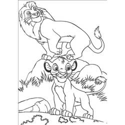 Coloring page: Simba (Animation Movies) #170010 - Free Printable Coloring Pages