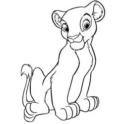 Coloring page: Simba (Animation Movies) #170011 - Free Printable Coloring Pages
