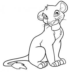 Coloring page: Simba (Animation Movies) #170017 - Free Printable Coloring Pages