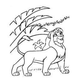 Coloring page: Simba (Animation Movies) #170028 - Free Printable Coloring Pages
