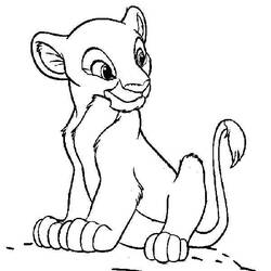 Coloring page: Simba (Animation Movies) #170031 - Free Printable Coloring Pages