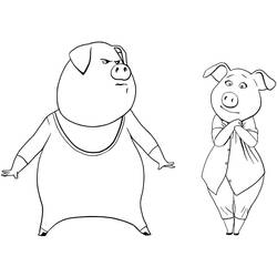 Coloring page: Sing (Animation Movies) #186067 - Free Printable Coloring Pages